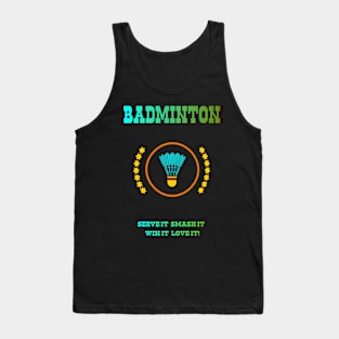 Badminton Smash it Tank Top